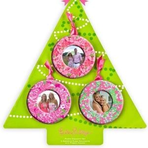 Lilly Pulitzer ornament photo set